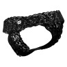 CandyMan String Dentelle Tlazol Noir